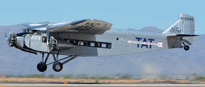 Transcontinental Air Transport Ford 5-AT-B NC9645, Goodyear, March 26, 2017